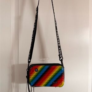 Forever Young Multicolor Stripe Belt Bag